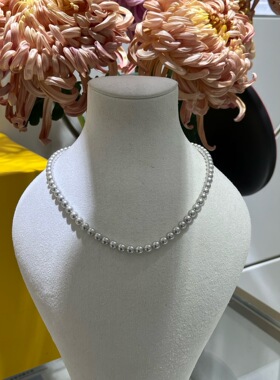 新品真科研sk蓝玫瑰bluerose项链 天然色5.5～6mm，圆度，瑕疵ok