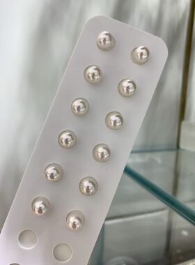 天女光8.5～9mm海水akoya对珠 微微一点点瑕疵