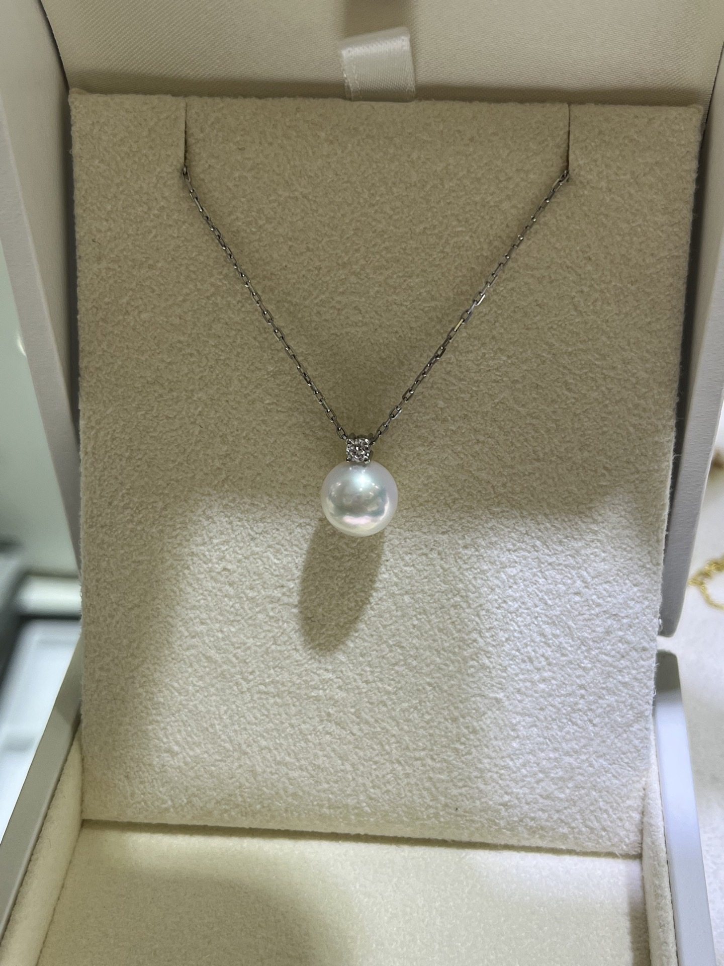 无暇，青粉光 8.52mm海水akoya戴妃吊坠 18k天然钻石镶嵌,珠宝/钻石/翡翠,颈饰,淘宝优惠券,粉丝福利购,淘宝优惠卷