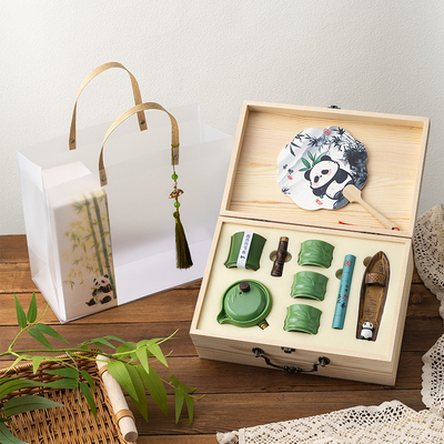 熊猫文创茶具礼品送外国友人纪念