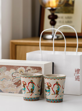 文创茶杯2高颜值可乐杯喝水杯子