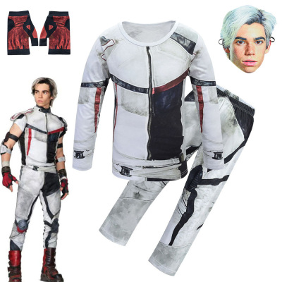 descendants 3卡洛斯男童cosplay后裔星光继承者Carlos万圣节服装
