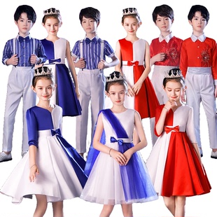 六一儿童演出服中小学生合唱服诗歌朗诵演讲比赛表演服装男女舞蹈