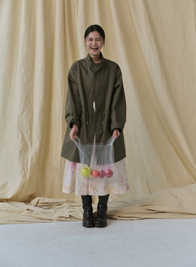 popoup26SS“绿色计划”M51风衣外套