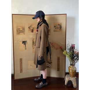 popoup23FW 羊毛秋冬复古中古西装 套装 文艺复兴