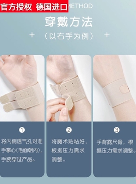 德国进口tfcc损伤护腕扭伤手腕疼劳损腱鞘护套健身运动瑜伽专业薄