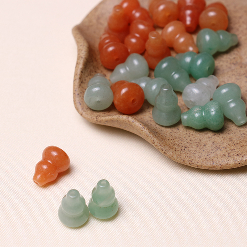 东陵玉葫芦珠子散珠diy饰品配件