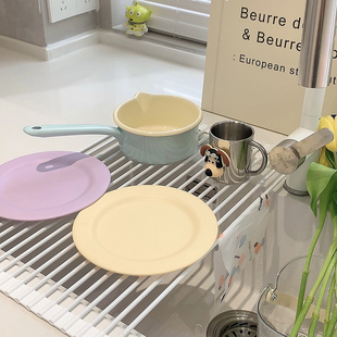 硅胶沥水垫可折叠水槽沥水架ins简约厨房收纳架置物架排水晾干垫