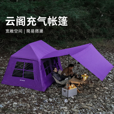 加厚气柱充气帐篷狼行者