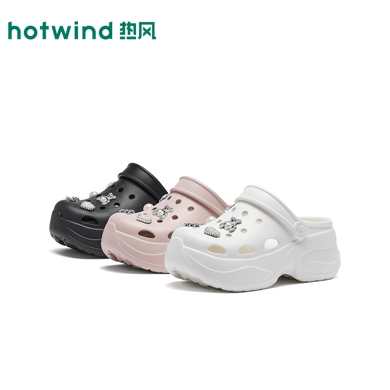 热风厚底洞洞鞋女鞋2026年夏季新款户外包头拖鞋休闲沙滩凉拖凉鞋