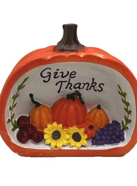 花之果丰收节感恩节树脂工艺品