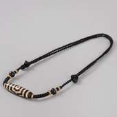 男女饰品 毛衣链吊坠 原创手作西藏三眼天珠项链 藏式