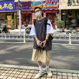 Хлопковый белый жилет, баскетбольная спортивная летняя футболка без рукавов, в американском стиле, для бега