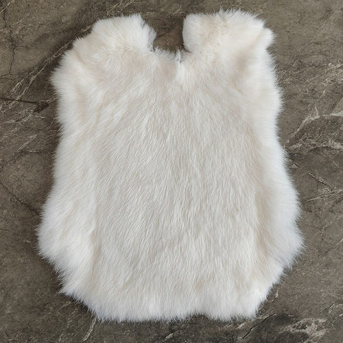 真兔皮整张兔毛料干净柔软保暖