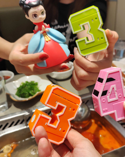 海底捞数字变形玩具机器人百变玩具迷你玩具车儿童玩具益智玩具