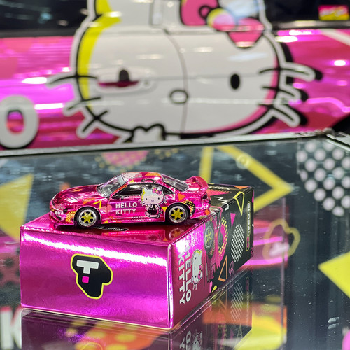 Tarmac Works TW日产S14 Hello Kitty 凯蒂猫 佛山展合金汽车模型
