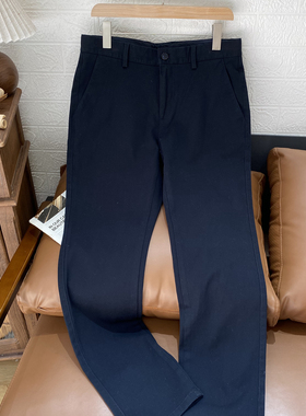 保罗彼得专柜正品男士休闲长裤简约舒适休闲商务平腰KADC99380