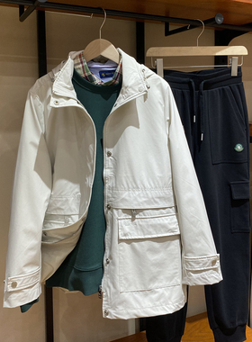 保罗彼得 专柜正品 女士外套连帽收腰户外时尚休闲百搭SKDC73630