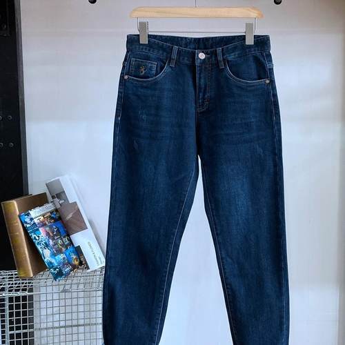 保罗彼得男式休闲牛仔裤微弹舒适