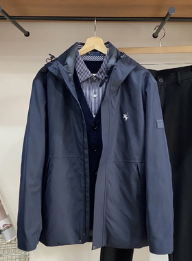 保罗彼得专柜正品 男士羽绒夹克一衣三穿羽绒内胆可拆卸SHDD75660