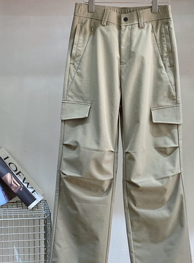 保罗彼得 专柜正品 秋新款男士宽松直筒裤大口袋工装裤PJECK00350
