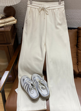 保罗彼得 专柜同款女式休闲裤 阔腿 加绒 时尚舒适 KDEDK00580