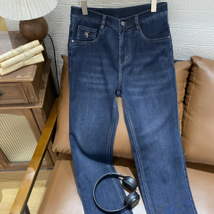 商场同款 休闲简约 男式 中腰 微弹舒适NSFAN00830 牛仔裤 保罗彼得