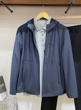 保罗彼得2025春装新款男士连帽夹克 简约 商务休闲百搭 RREA76290