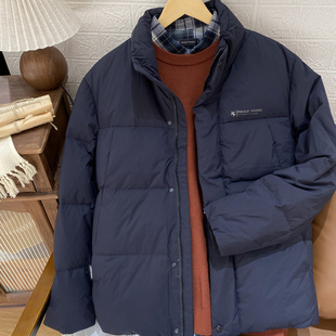 保罗彼得 专柜正品冬新款男式立领羽绒服90鸭绒休闲百搭YCED99950
