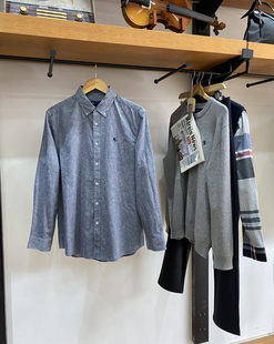 2024春装 棉亚麻净色薄款 男式 衬衫 商务衬衣CIDA58960 长袖 保罗彼得