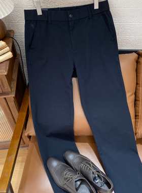 男士平腰休闲长裤 保罗彼得专柜同款休闲舒适简约百搭PJFAK01042