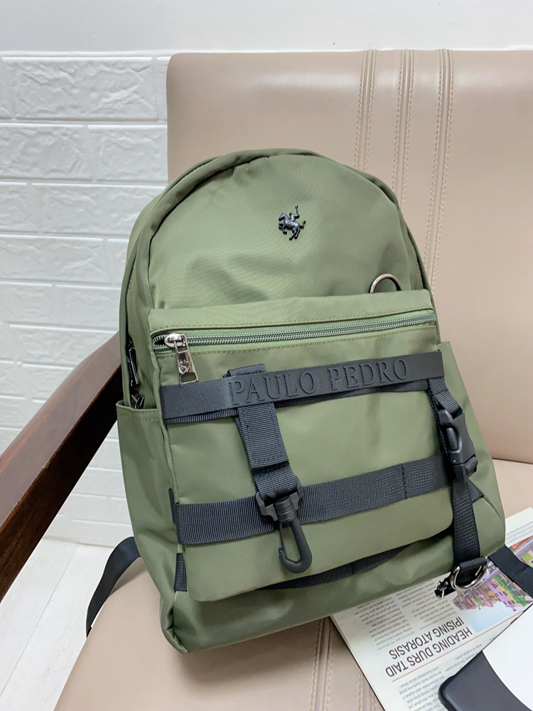 保罗彼得双肩包男士大容量旅行背包时尚休闲书包简约 BQBB72520