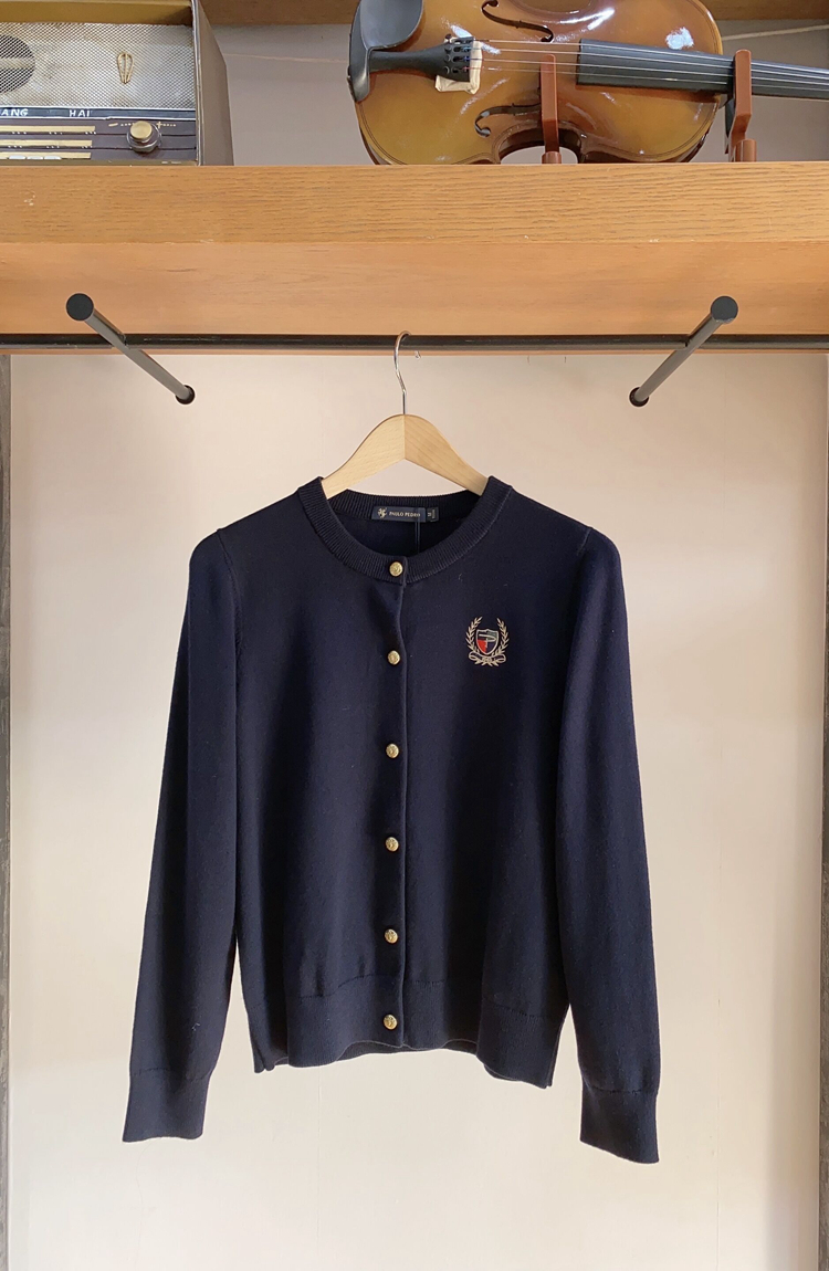 保罗彼得女式长袖针织开衫舒适