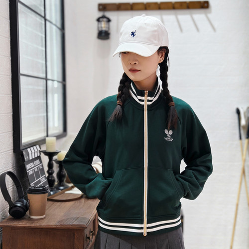保罗彼得  新款春装女式外套立领 运动舒适百搭 休闲BWEA74020