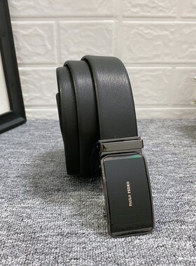 保罗彼得男士皮带自动扣商务休闲 高档送礼牛剖导皮革GTPD83390