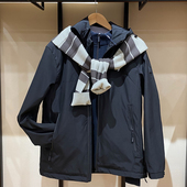 保罗彼得 连帽加绒商务休闲建议百搭SHDC75671 夹克 专柜正品 男式