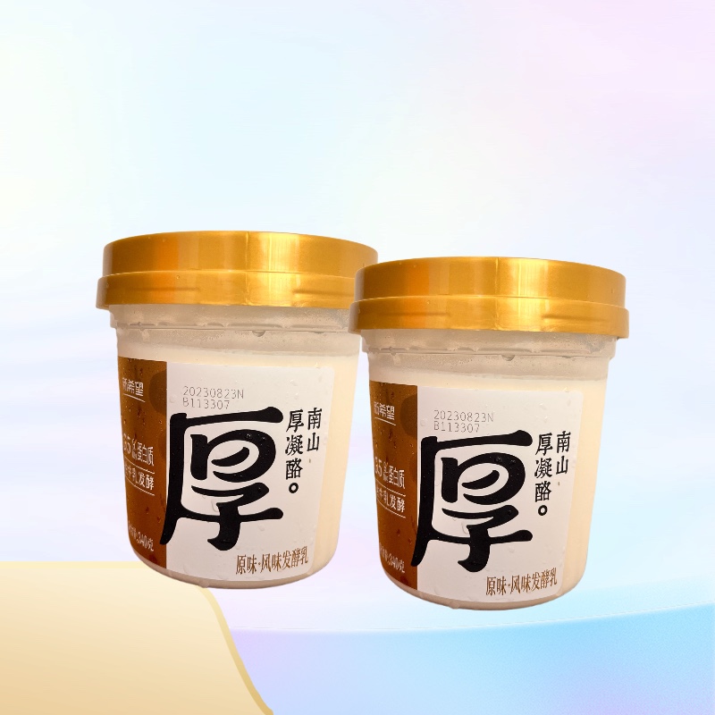 新希望南山厚凝酪酸奶原味风味发酵乳3.5克蛋白浓稠酸奶