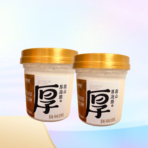 新希望南山厚凝酪酸奶原味风味发酵乳3.5克蛋白浓稠酸奶