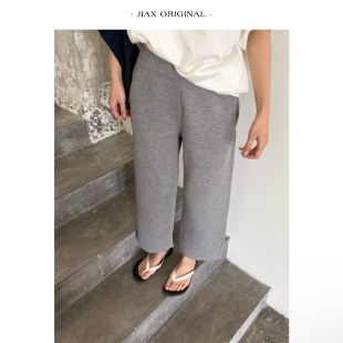 自留款 直筒休闲裤 巨显瘦小个子九分裤 微宽松烟管裤 女ins韩版 JIAX