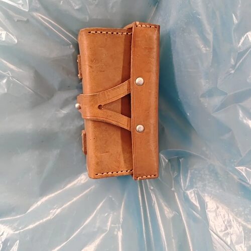 正品牛皮腰包牛皮包老式牛皮包