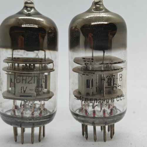 毒声全新苏联6H2n-EB电子管加强型 长寿命 替代6N2 6H2n 精确配对
