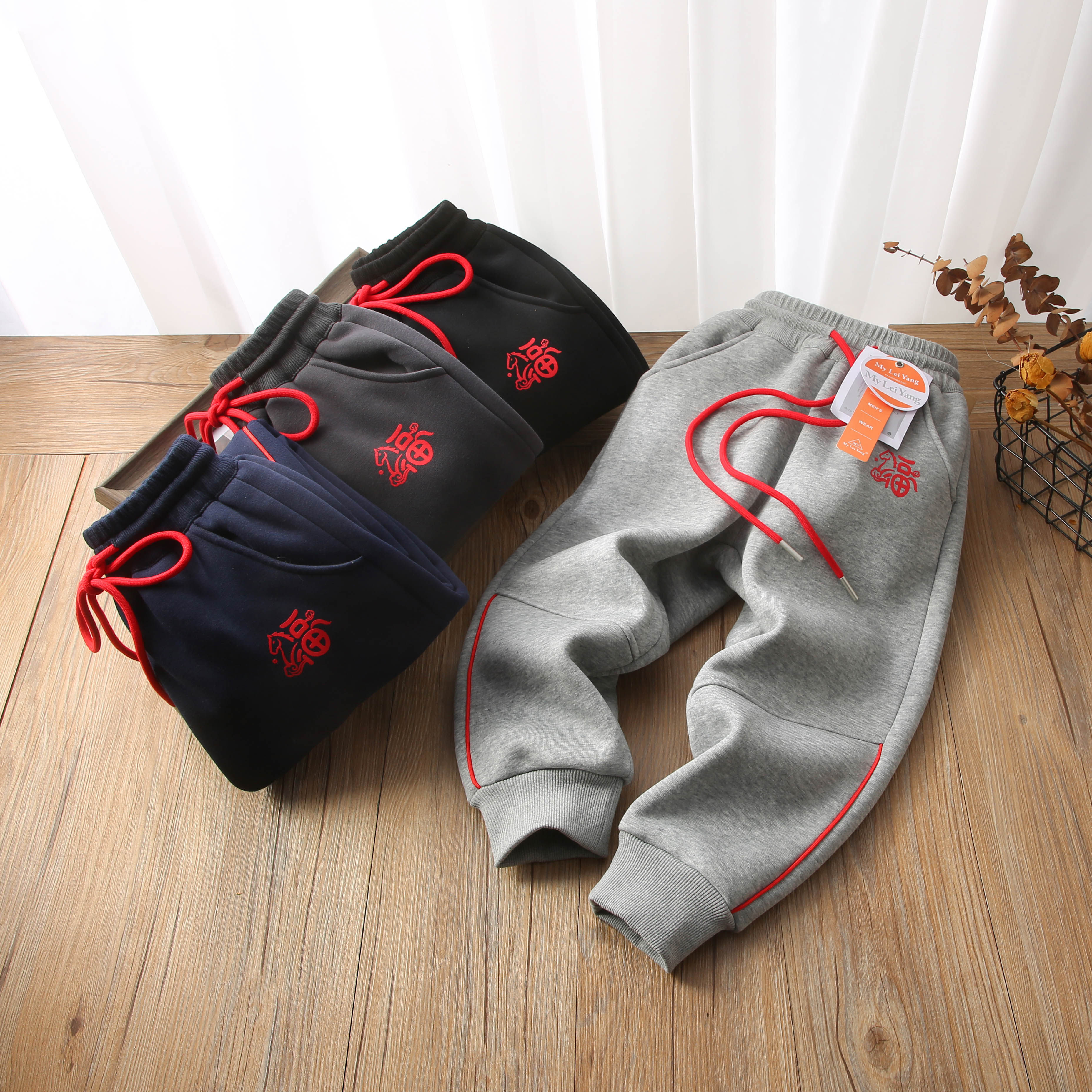LY25631年款加绒卫裤,童装/婴儿装/亲子装,卫衣/绒衫,淘宝优惠券,粉丝福利购,淘宝优惠卷