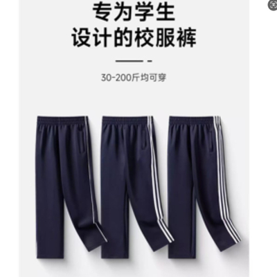 LY 25606奥利绒校服裤460克（清 ）