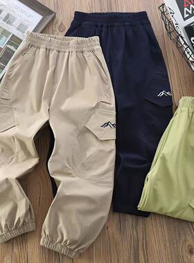 JXK6126春夏锦纶速干运动裤