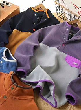 YR25LVS1126PJ半高领奥粒绒卫衣