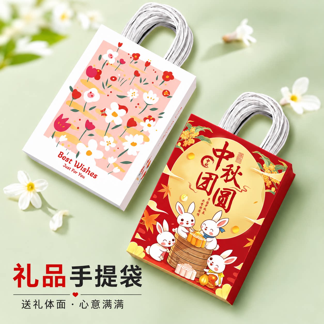 教师节礼品袋伴手礼开学包装袋图片