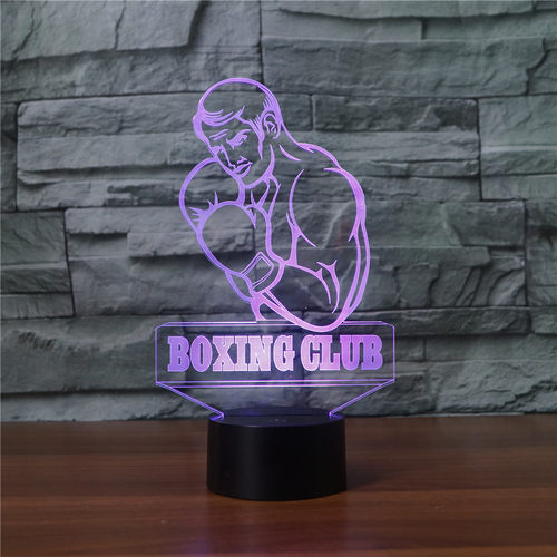 boxingclub拳击俱乐部3D小夜灯