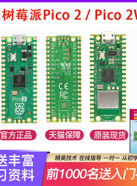 树莓派pico2 2w 开发板raspberry pi 双核RP2040支持micropython
