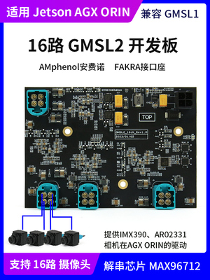 16路GMSL开发板串解芯片