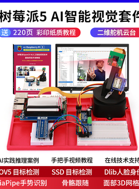 树莓派5代AI智能视觉套件计算机视觉OpenCV YOLOV5 Raspberry Pi5